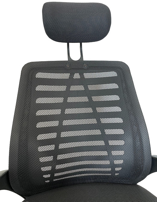 Офисное кресло руководителя Tehforward Miami хром Tilt Черный Киев - изображение 6