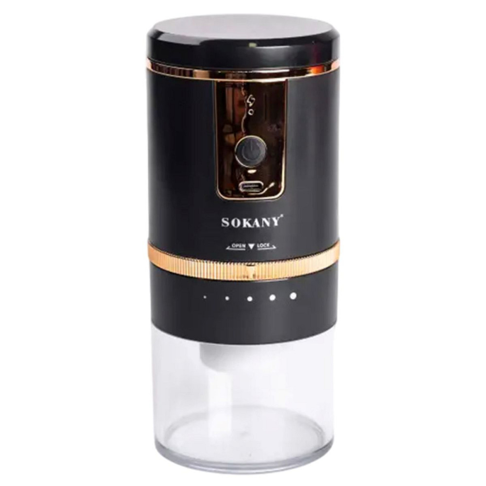 Sokany Кавомолка акумуляторна 1200 mAh USB автоматична 250 мл для дрібного помолу Sokany SK-040 Коломыя - изображение 3