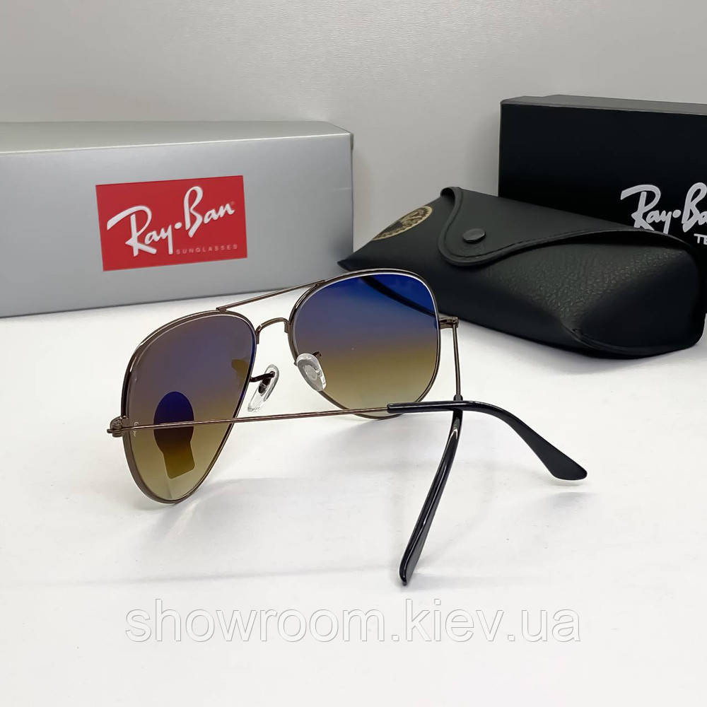 Чоловічі сонцезахисні окуляри RAY BAN aviator (2914) Київ - фото 5