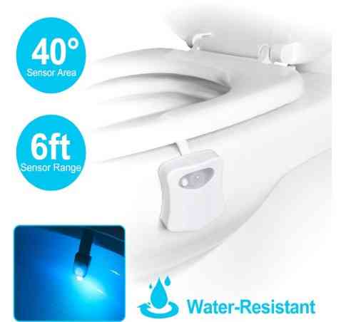 Подсветка для унитаза с датчиком движения (батарейки в комплект не входят), без коробки, пластик Киев