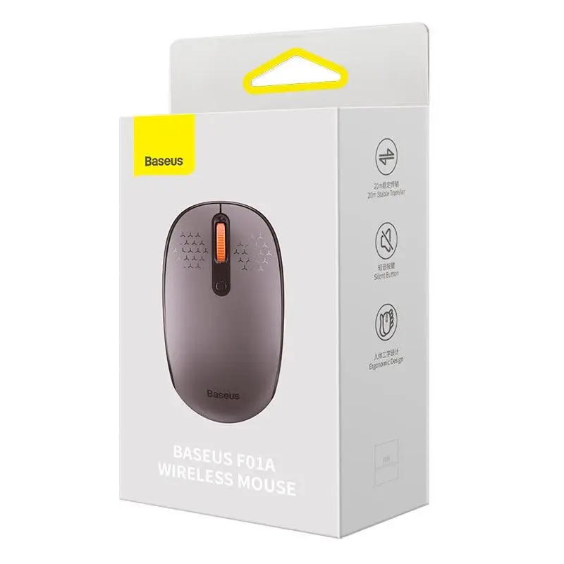 Маніпулятор миша бездротова Baseus F01A Wireless Mouse Frosted Gray Київ - фото 13
