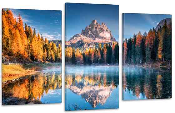 Модульная картина в гостиную / спальню Озеро    Art-700_3 Киев