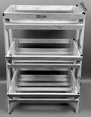 Стелаж для овочів і фруктів "Криптекс" каррі Миколаїв - фото 2