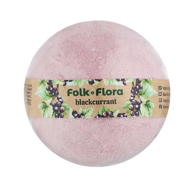 Бомбочка для ванни Смородина Folk&Flora 130 г Київ - фото 1
