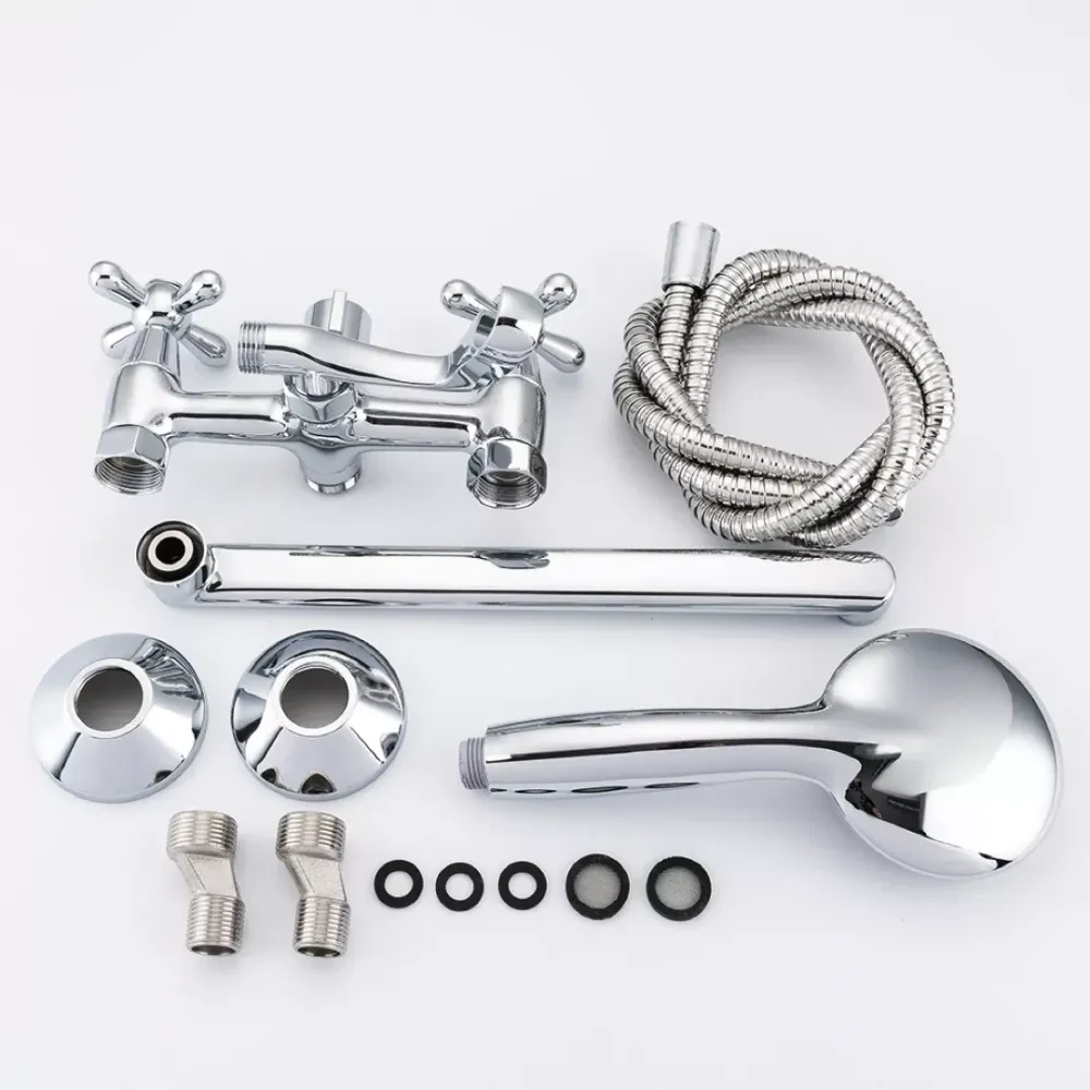 Смеситель для ванны Frap F2225 с душевым гарнитуром, хром Киев - изображение 7