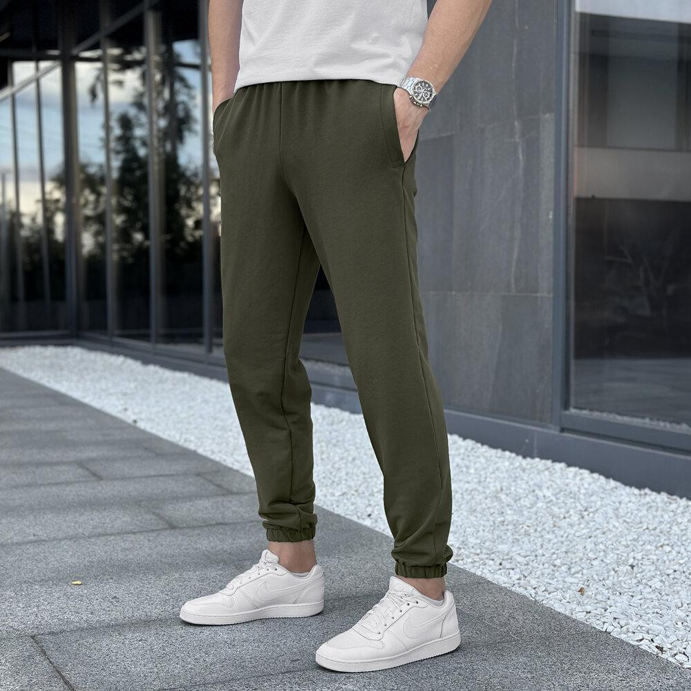 Чоловічі штани джогери з кишенями світлий хакі Pobedov 95 Київ - фото 1