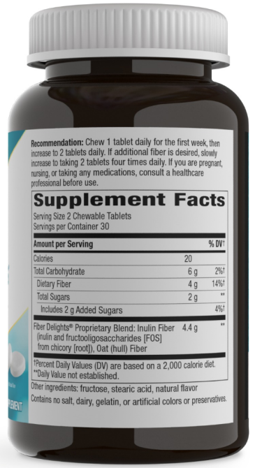 Клетчатка Nature's Way Fiber Delights со вкусом ванили 60 таб Киев - изображение 2