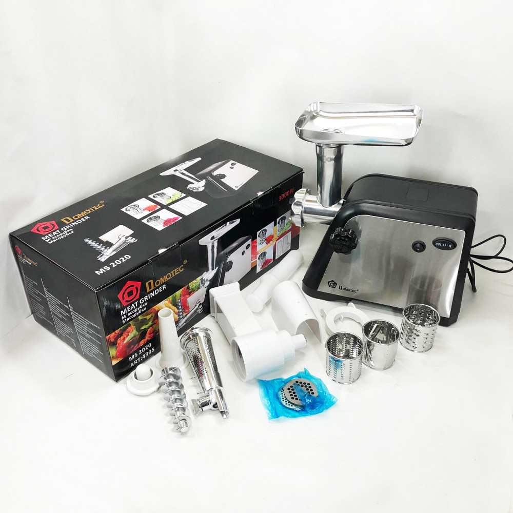 Професійна електрична м'ясорубка з соковижималкою, М'ясорубка металева '2000 Вт EI-85 Львів - фото 4