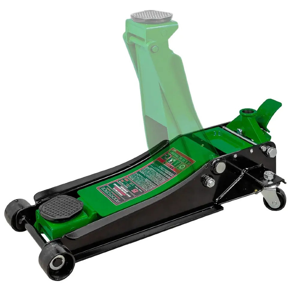 Домкрат подкатной 5т (95-560мм) низкопрофильный двухпоршневой с резиновой накладкой ROCKFORCE RF-TR50001 MST Одесса - изображение 2