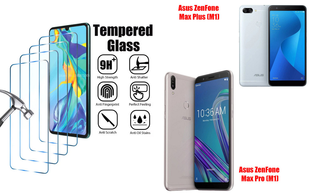 Защитное стекло ArmorGlass для Asus ZenFone Max Plus (M1), Max Pro (M1) – устойчивое к царапинам и ударам Киев - изображение 1