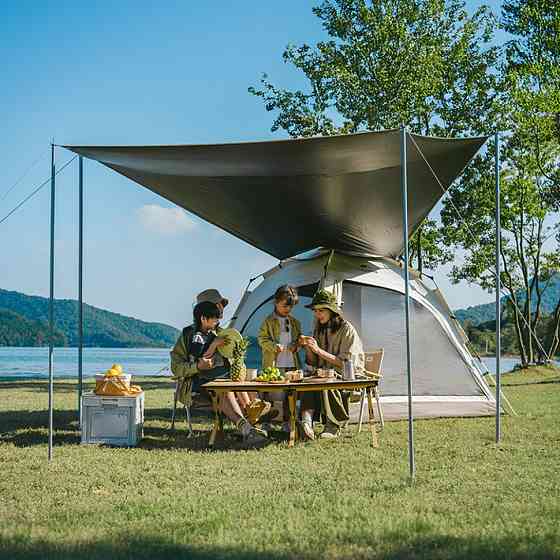 Намет тримісний автоматичний із тентом Naturehike Ango CNK2550WS010, S, сірий Рівне