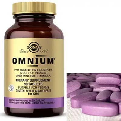 Мультивитаминный комплекс Solgar Omnium Phytonutrient Complex, 90 таблеток Киев - изображение 8