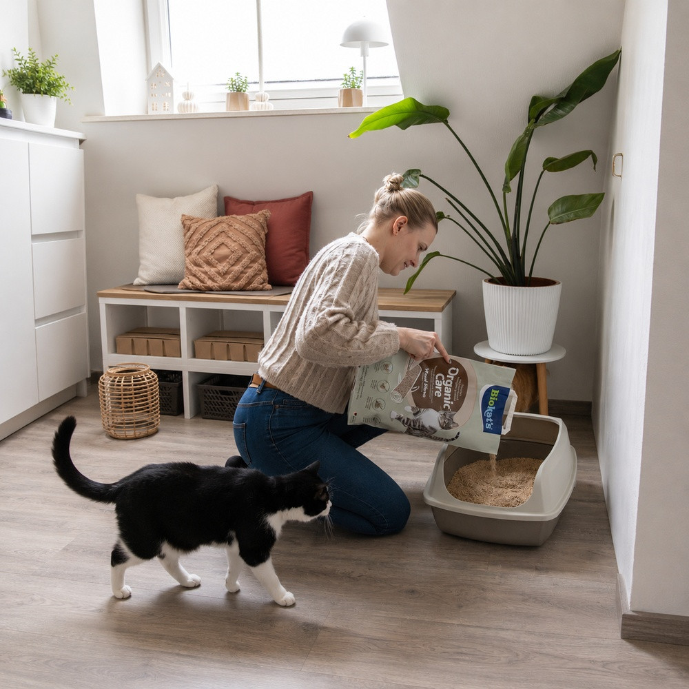 Наповнювач деревний Biokats для котячого туалету Organic Care 30л/11,4кг Киев - изображение 8