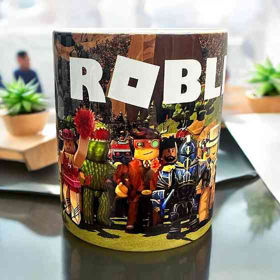 Чашка Roblox  – керамическая чашка принтом| Подарунок для фана игри Роблокс 02 Городище