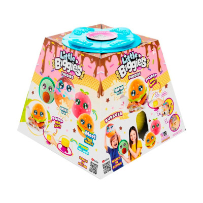 М&apos;яка іграшка Biggies серії Little Foodies - Бургер (надувна іграшка, насос) (BIG002-BU) Вінниця - фото 2