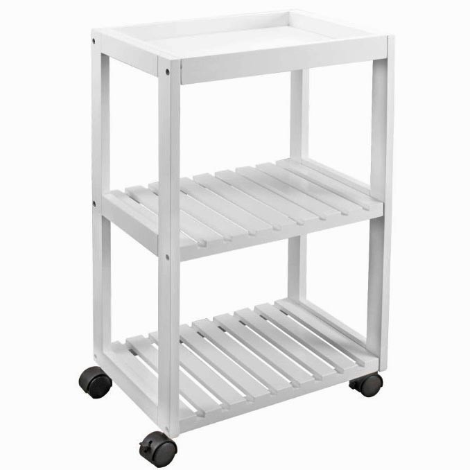 Етажерка для ванної на коліщатах "Самнер" зефір Миколаїв - фото 1