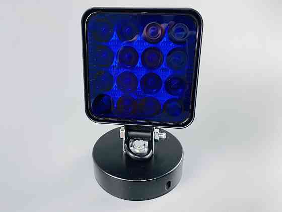 Фара LED квадратна 48 W 12 V 6500 K (16 діодів) (8.4 см х 8.4 см х 2 см) Mini (синя) Мукачево