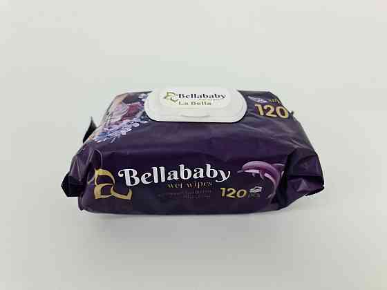 Влажная салфетка 120 шт с клапаном 