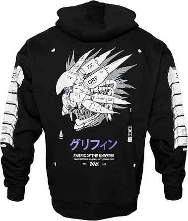 Худі, чорна толстовка чоловіча, світшот 2702806466 розмір 48 Дніпро