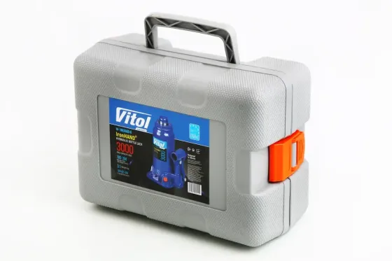 Домкрат гідравлічний 3 т 180-343м пласт уп. Vitol з передохр. Вінниця