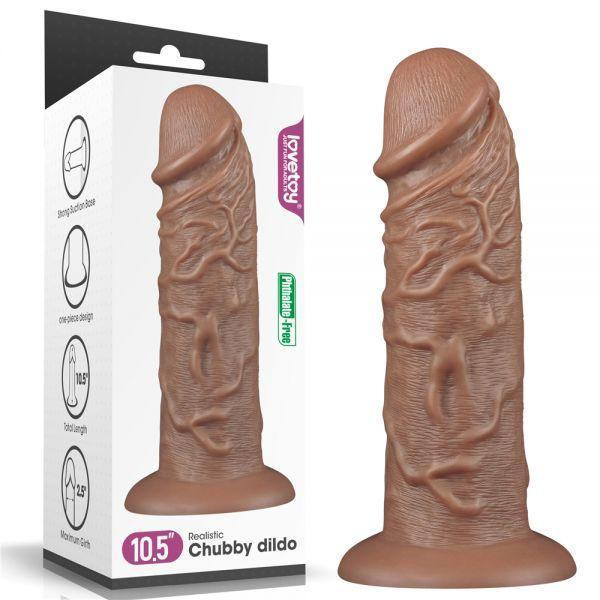 Фаллос гигант на присоске 10.5'' King-sized Dildo, Brown Sex Aura Киев - изображение 2