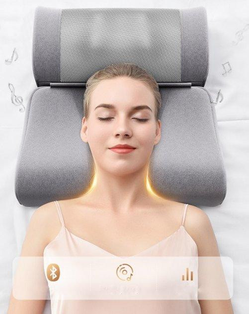Массажная роликовая подушка для шеи, спины и тела Paradise Sound 501-С с функцией подогрева и музыка Винница - изображение 5