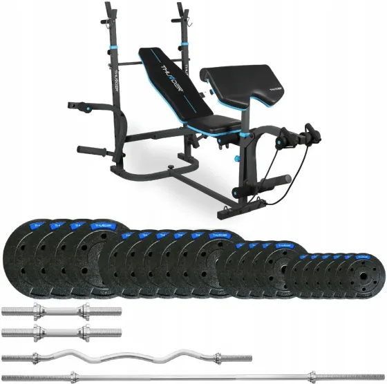 Тренажер Thunder SET-VIGOR-B-LBG-03 Zestaw Kulturystyczny 87,5KG Киев