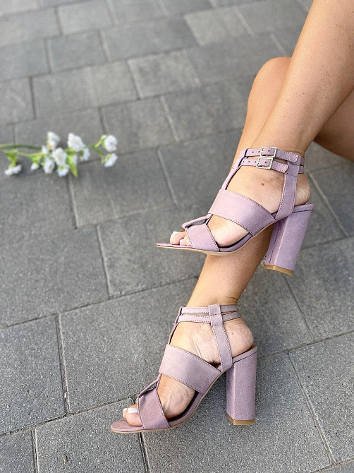 SANTINI Босоніжки жіночі SANTINI 259311-218 фіолетовий (літо, замша натуральна) (3761) Коломыя - изображение 9