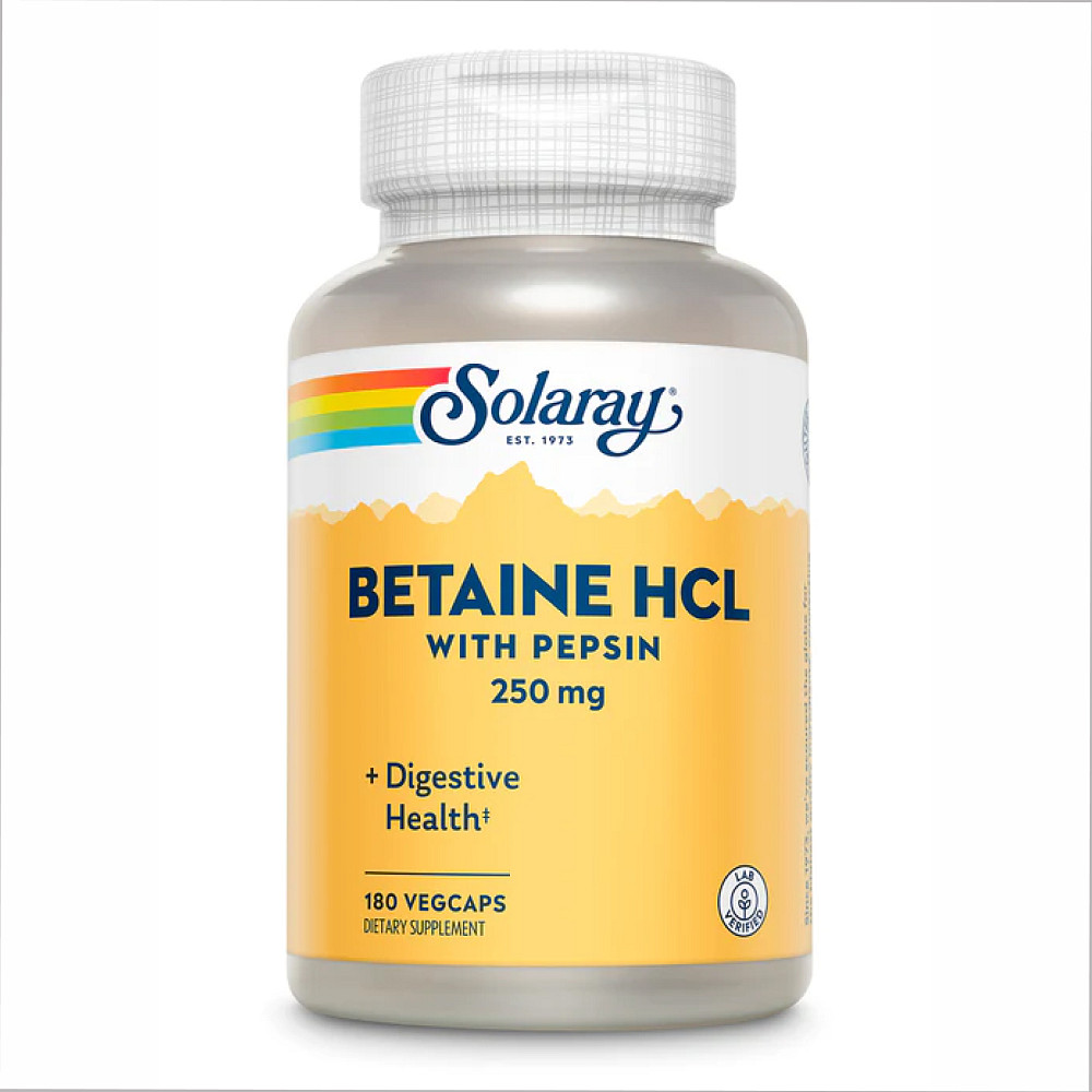 Betaine HCl 250mg - 180 vcaps Луцьк - фото 1