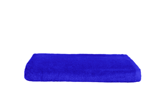 Рушник однотонний Ideal Textile 70х140 см 400 г/м2 синій (56860930) Чернівці - фото 1