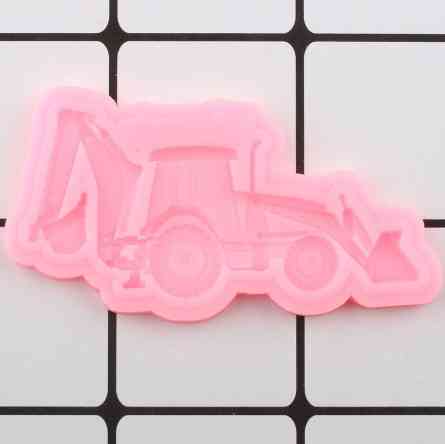 Молд силиконовый Трактор 38 на 78 мм розовый Киев