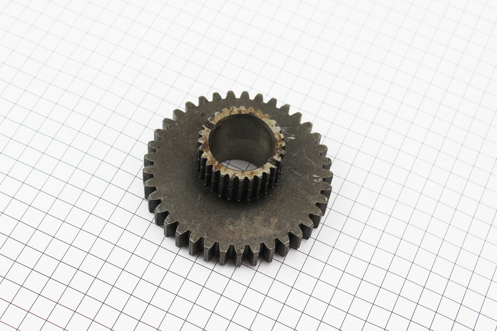 Шестерня роздавальної коробки ведена Z-37/28 Foton 244, Jinma 244/264 Київ - фото 1