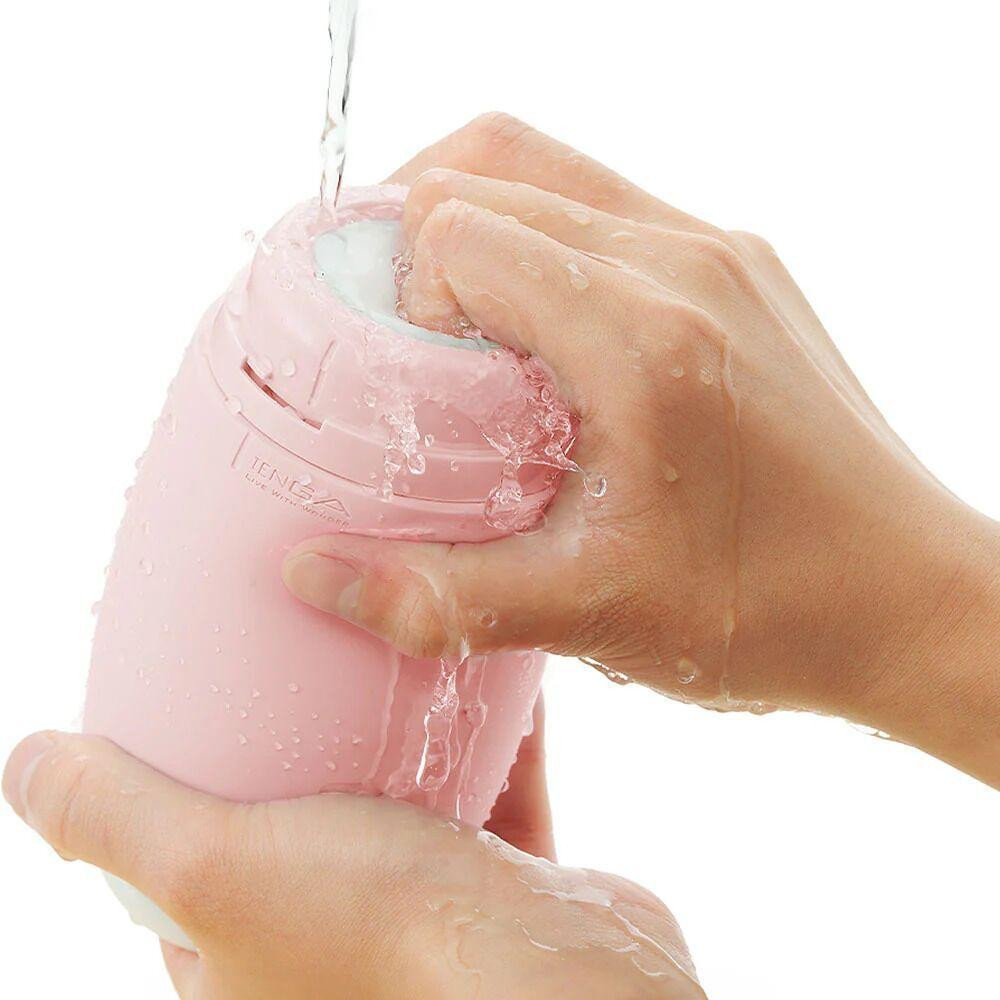 Мастурбатор TENGA PUFFY Strawberry Pink , ультрамягкий материал, многоразовый, сквозной Sex Aura Киев - изображение 7