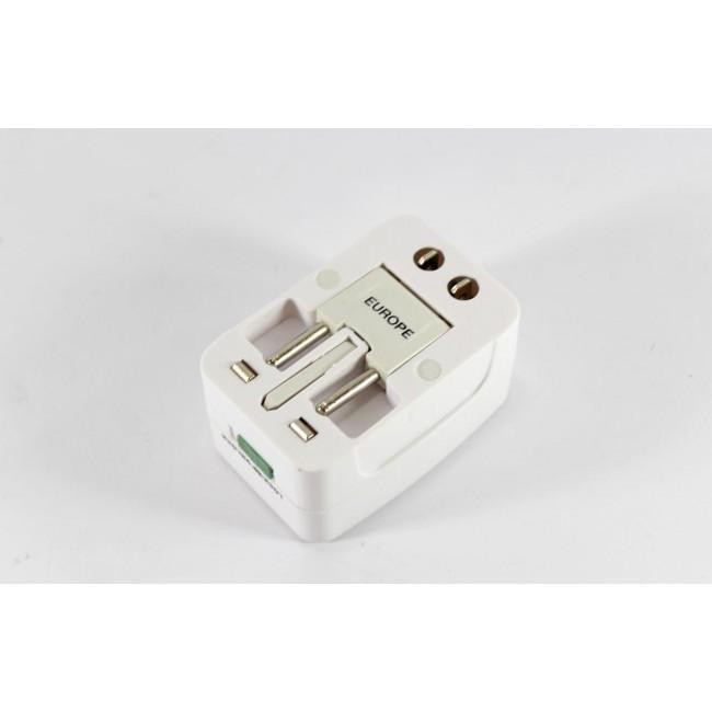 Сетевой тройник Multi / Global Functions квадратный (1287), универсальный адаптер с несколькими розетками Одесса - изображение 3