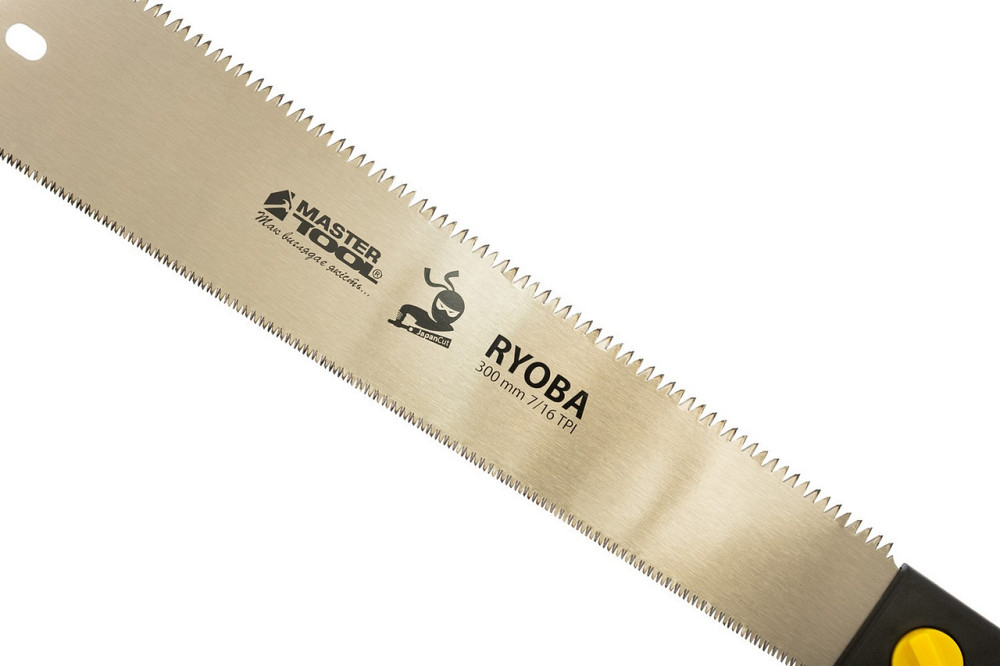 Ножівка столярна MASTERTOOL 7TPI/16TPI JAPAN CUT RYOBA 300 мм загартований зуб 3-D заточування 14-2714 Рівне - фото 14