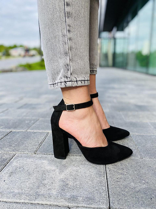 Wright Босоніжки жіночі WRIGHT 9535 чорні (літо, замша натуральна) (4506) Коломыя - изображение 5