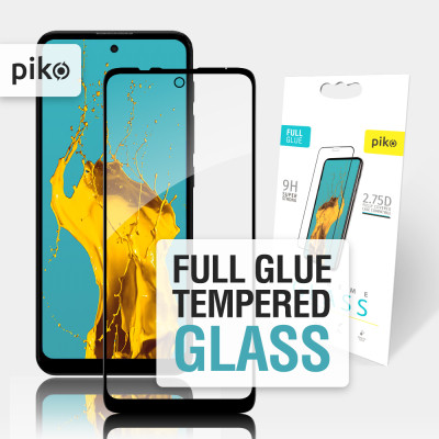 Стекло защитное Piko Full Glue MOTO E30/E40 Black (1283126545825) Винница - изображение 5