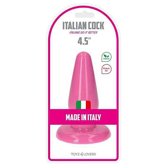 Анальна пробка - Toyz4lovers Italian Cock 4,5" Sex Aura Київ
