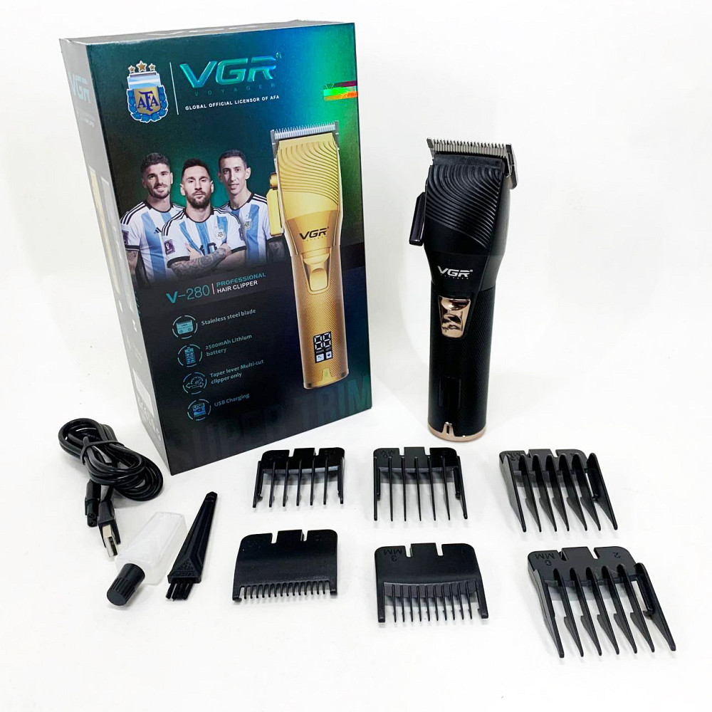 Машинка для стрижки волосся електрична VGR V-280, Машинка для стрижки на акумуляторі PI-96 Львів - фото 2