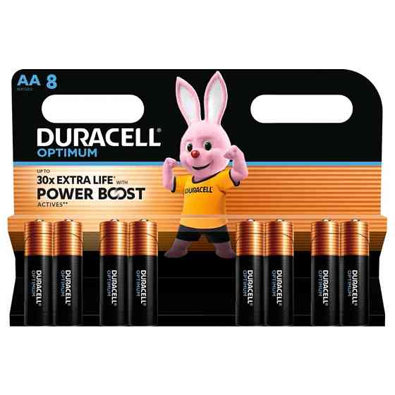 Батарейка Duracell LR6/AA OPTIMUM (8шт) Київ
