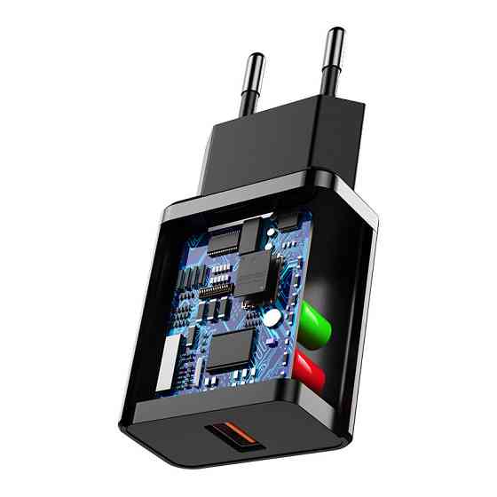 Адаптер быстрой зарядки 18Вт 3А QC3.0 Puluz SYA001078901A Киев