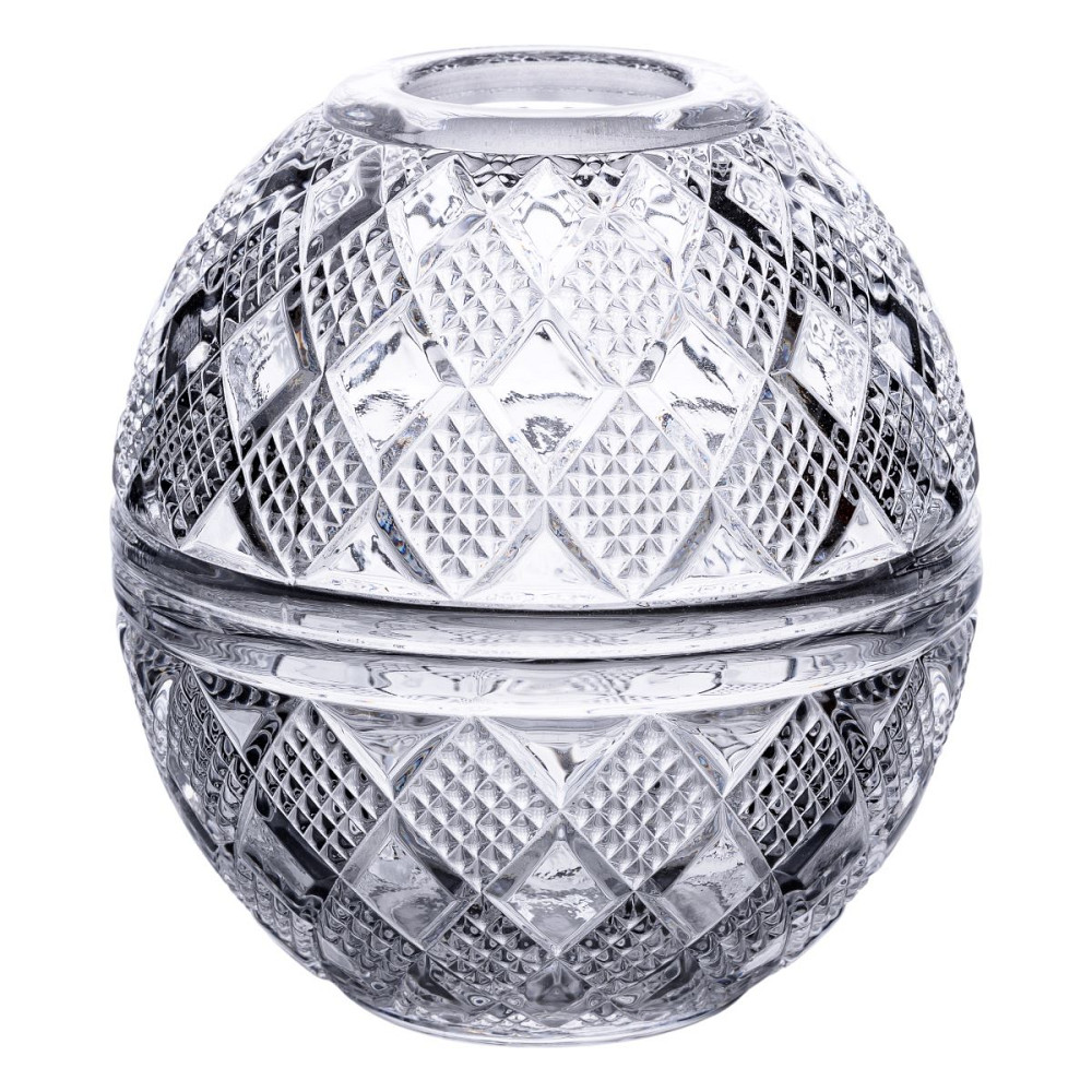 Серветниця на стіл кухонна Ø15 см серветниця скляна кругла кругла у формі яйця HP-4-110 Коломия - фото 1