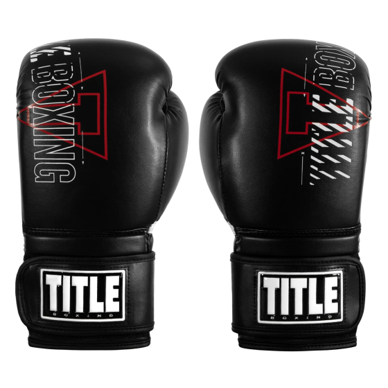 Боксерські рукавиці TITLE DYNAMIC STRIKE HEAVY BAG GLOVES Black 16 oz Каменское