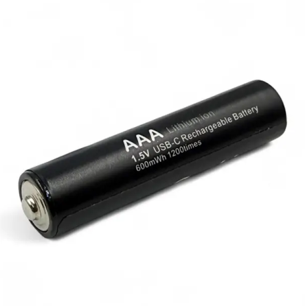 Акумулятор AAA Soshine Li-ion R03 400mAh 10440 USB 1.5V (Чорний) Київ