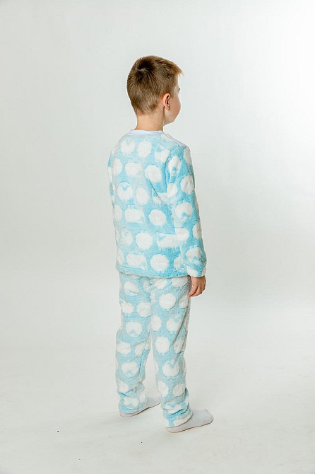 Піжама дитяча "Зірка", велсофт тепла зима весна осінь плюшева, дитячі піжами Київ - фото 2