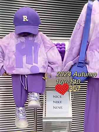 Детский спортивный костюм для девочки сиреневый на 4,5,6,7,8 лет Николаев