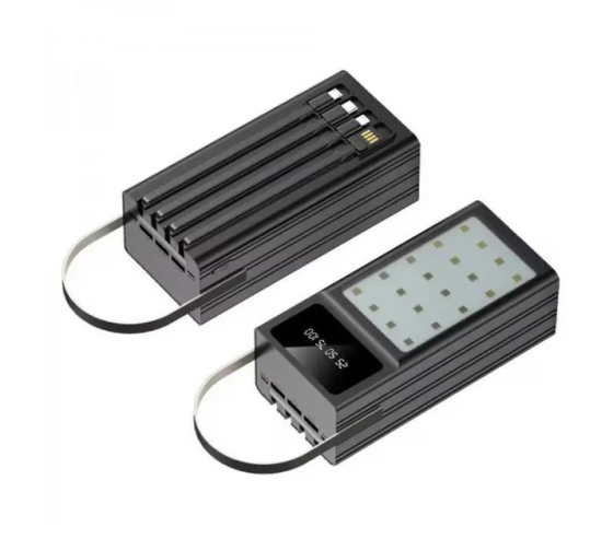 Универсальная мобильная батарея Maxcell PJ0099 100000mAh 2.1A Черный Винница