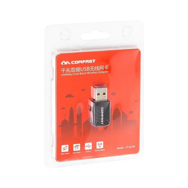 Бездротовий адаптер Comfast CF-812AC ( USB ) Харьков - изображение 3