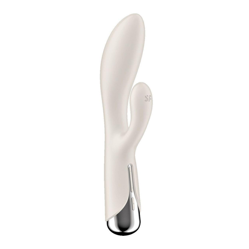 Вібратор-кролик з ротацією Satisfyer Spinning Rabbit 1 Beige, 3 мотори Sex Aura Київ - фото 5