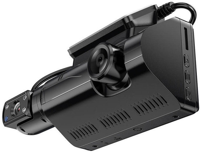 Відеореєстратор HOCO Di07 з двома камерами HD, чорний Вінниця - фото 5